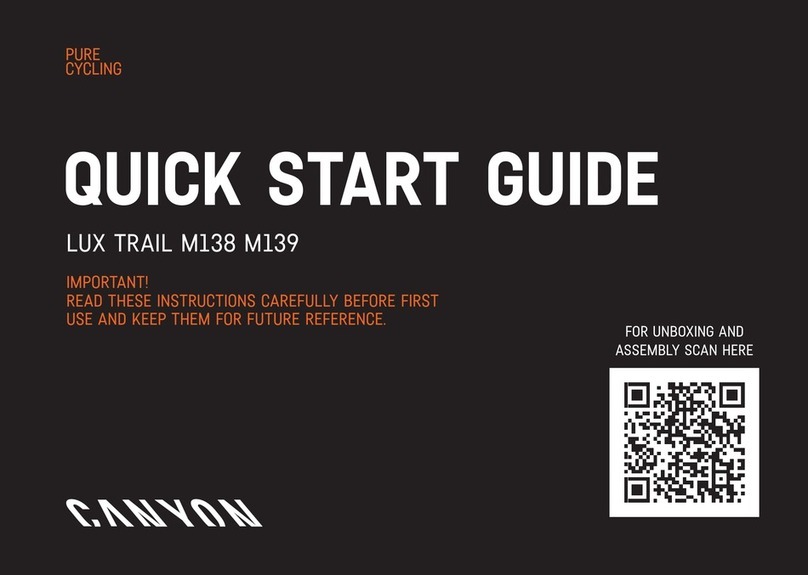 Canyon LUX TRAIL M138 User manual