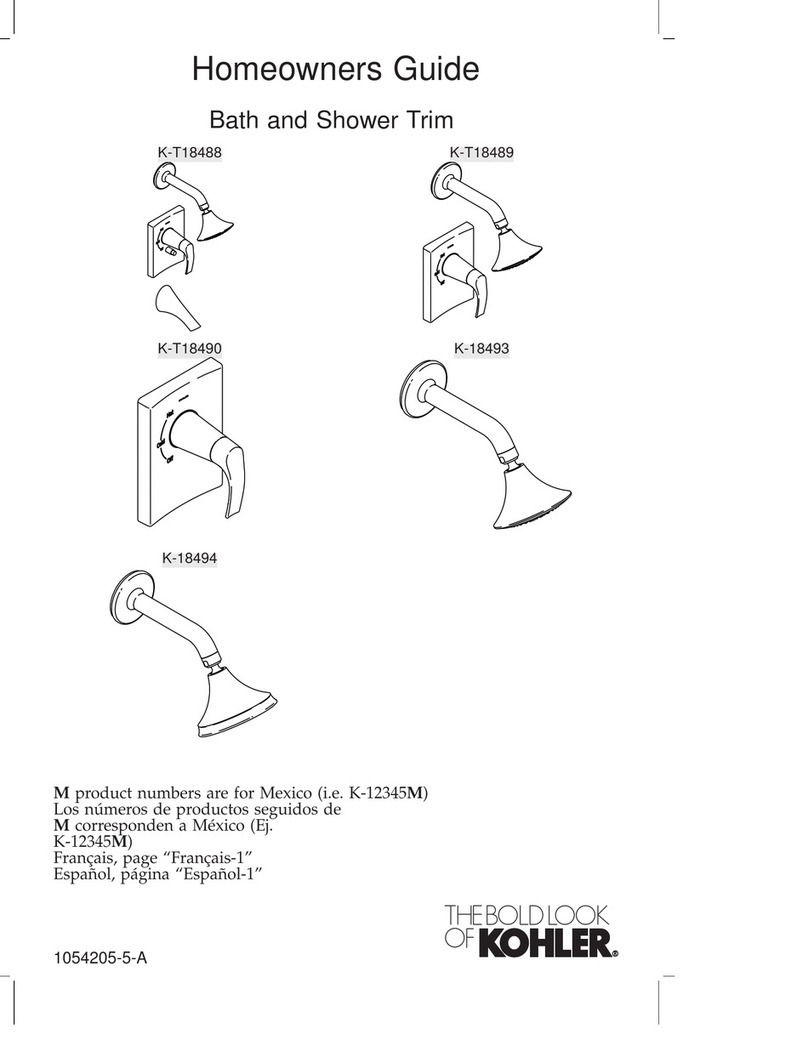 Kohler K-18494 Homeowner's guide