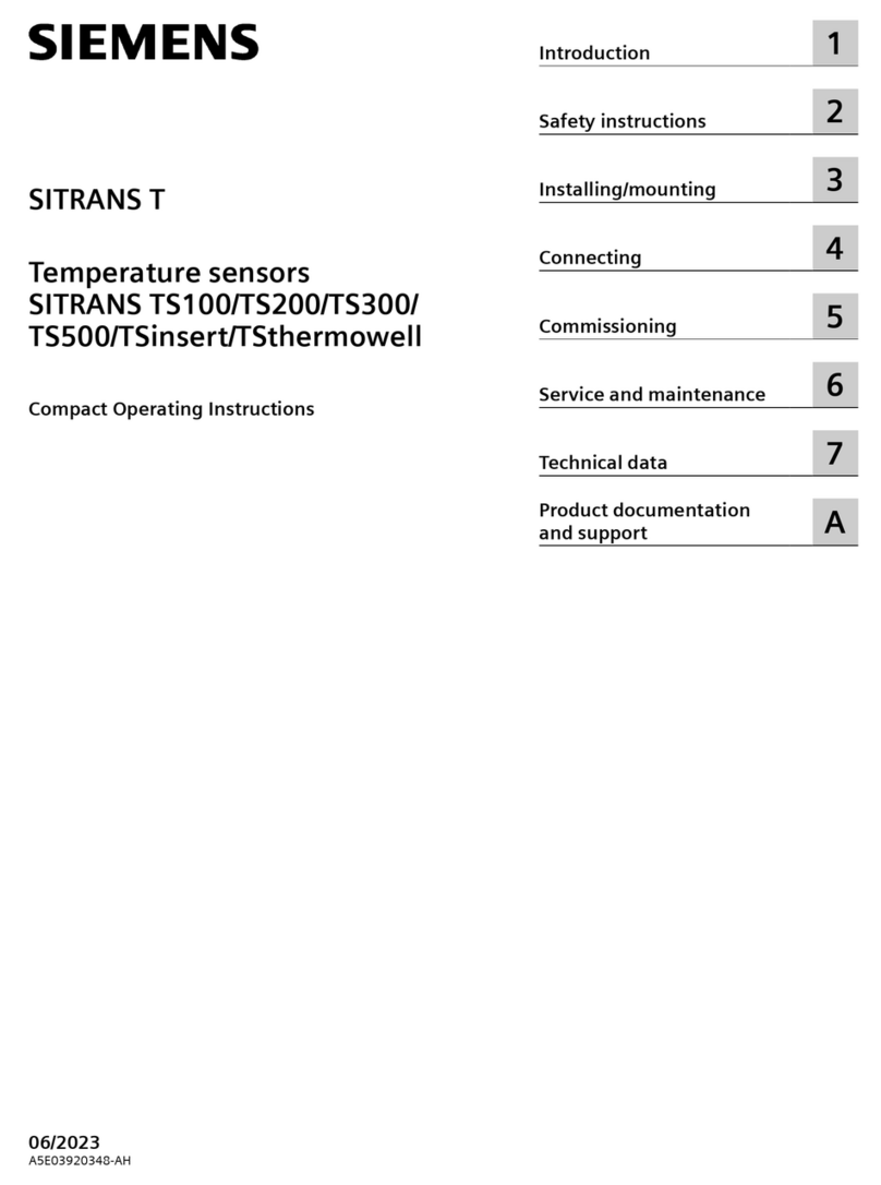 Siemens SITRANS TS100 Administrator guide