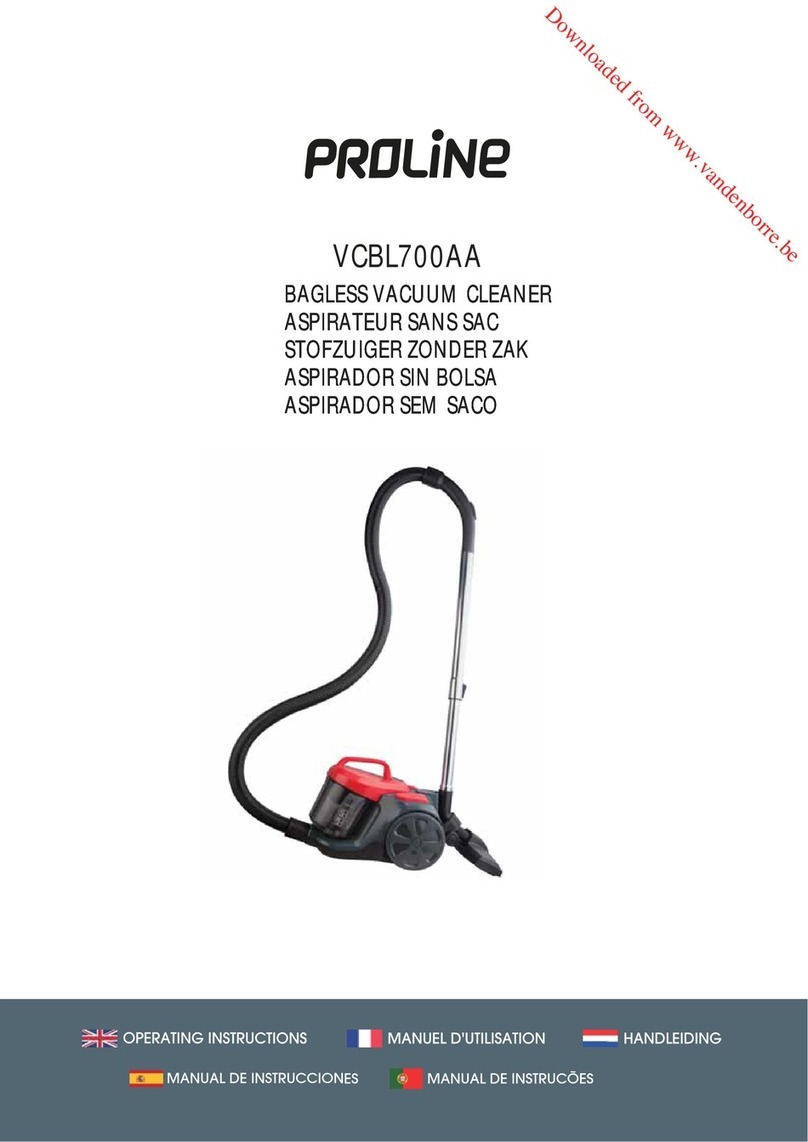 Proline VCBL700AA operating instructions