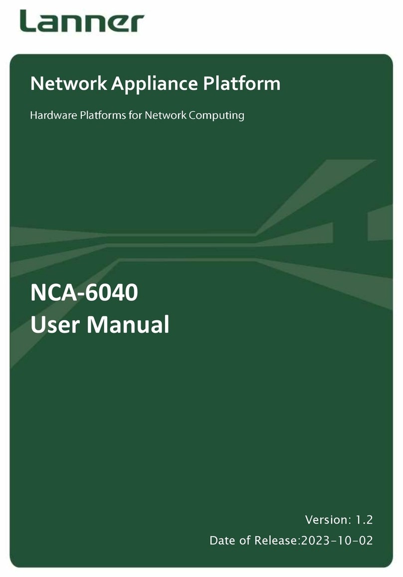 Lanner NCA-6040 User manual