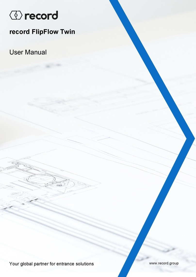 Record FlipFlow TWIN User manual
