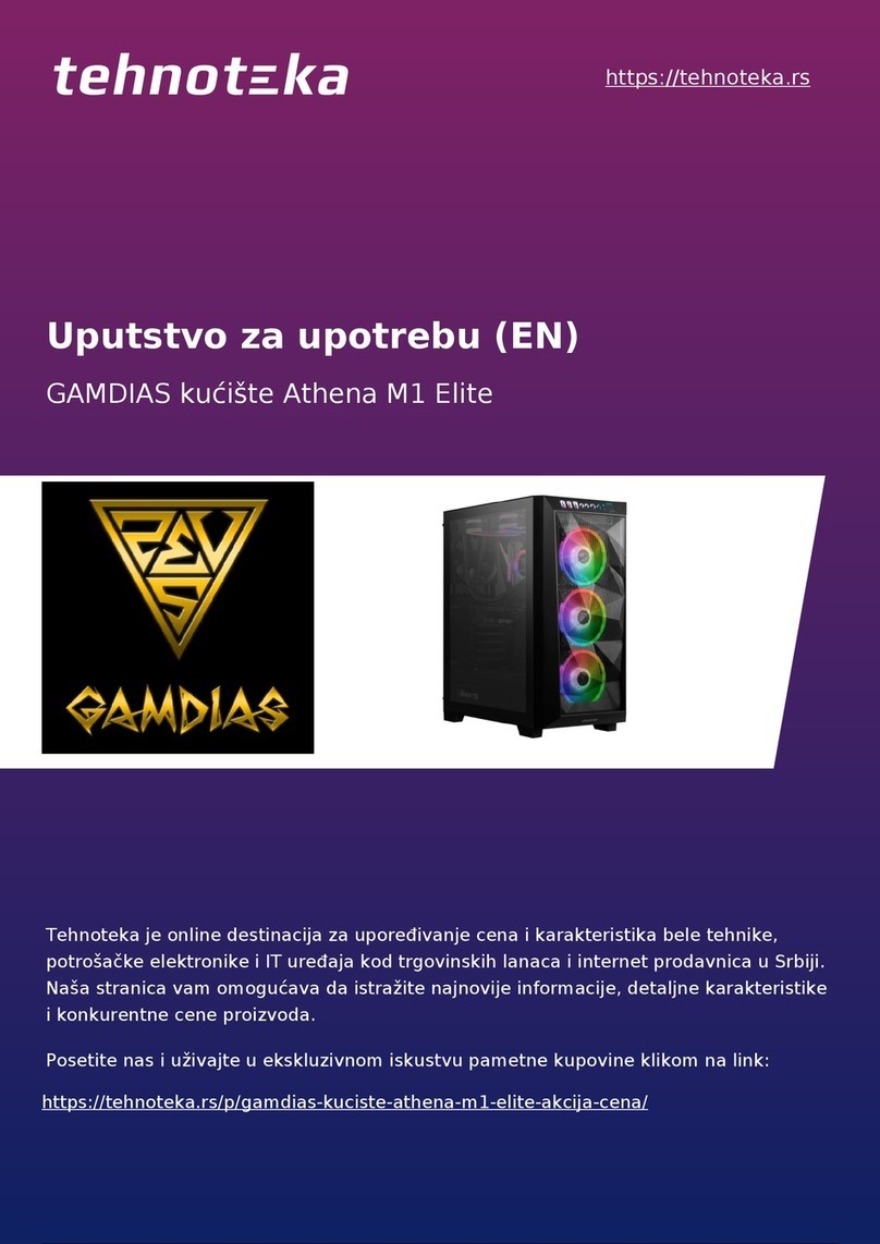 GAMDIAS Athena M1 Elite User manual GAMDIAS Athena M1 Elite User manual
