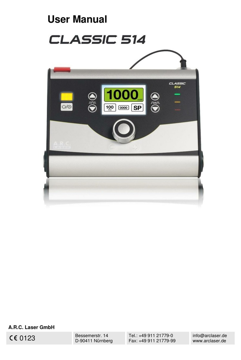 A.R.C. Laser CLASSIC 514 user manual