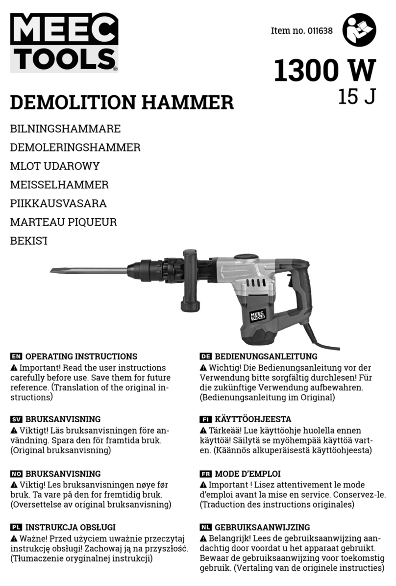 Meec tools Z1G-DS-45KM User manual