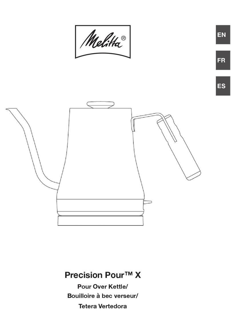 Melitta Precision Pour X User manual