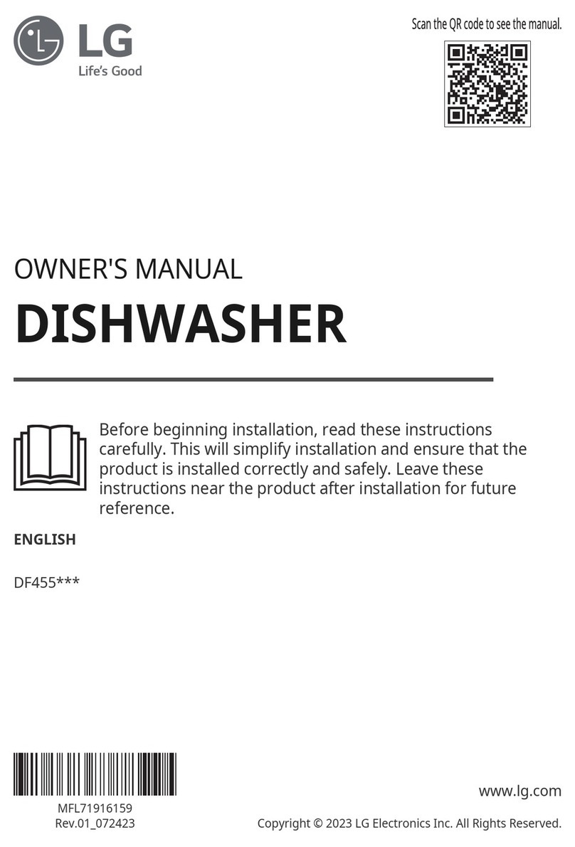 LG DF455 Series owner's manual