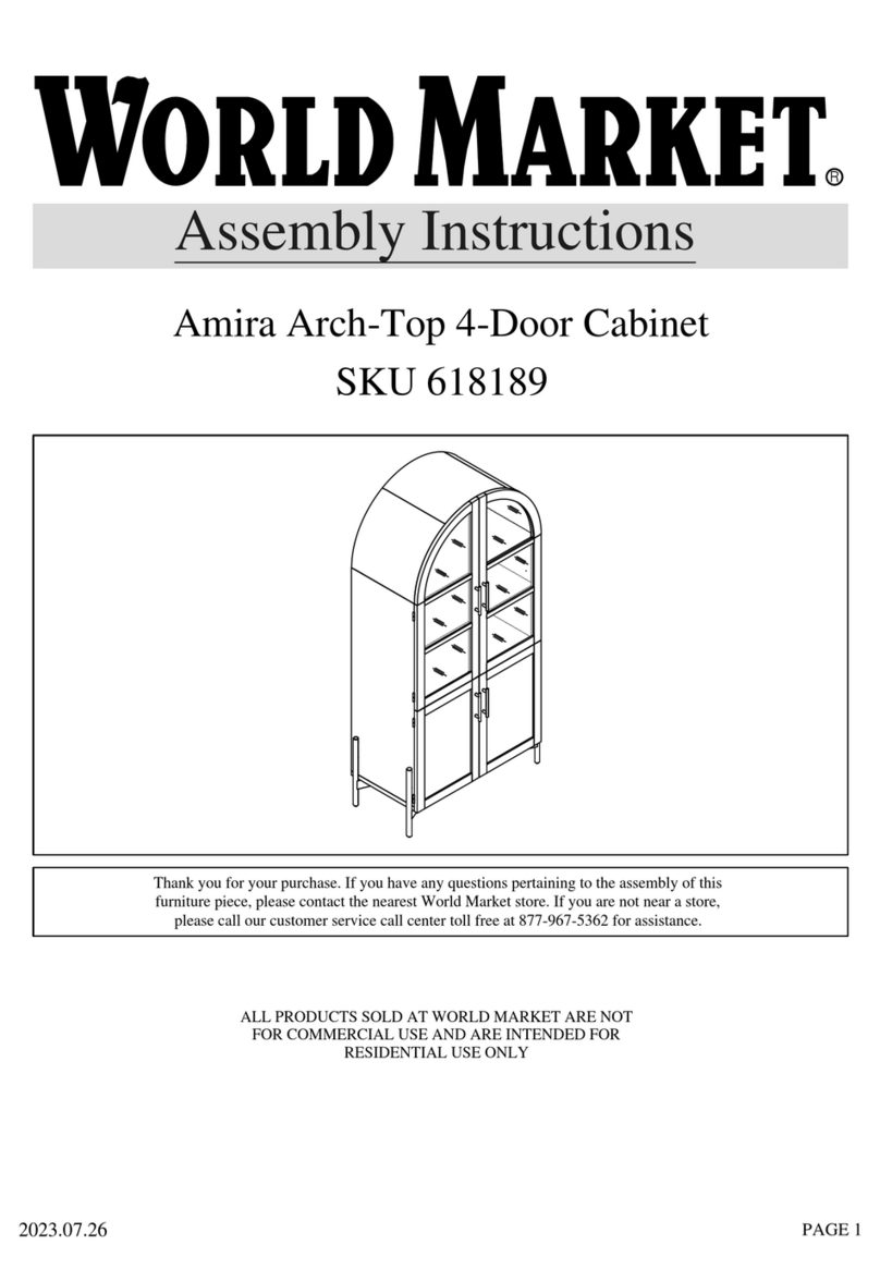 World Market Amira 618189 Assembly instructions World Market Amira 618189 Assembly instructions