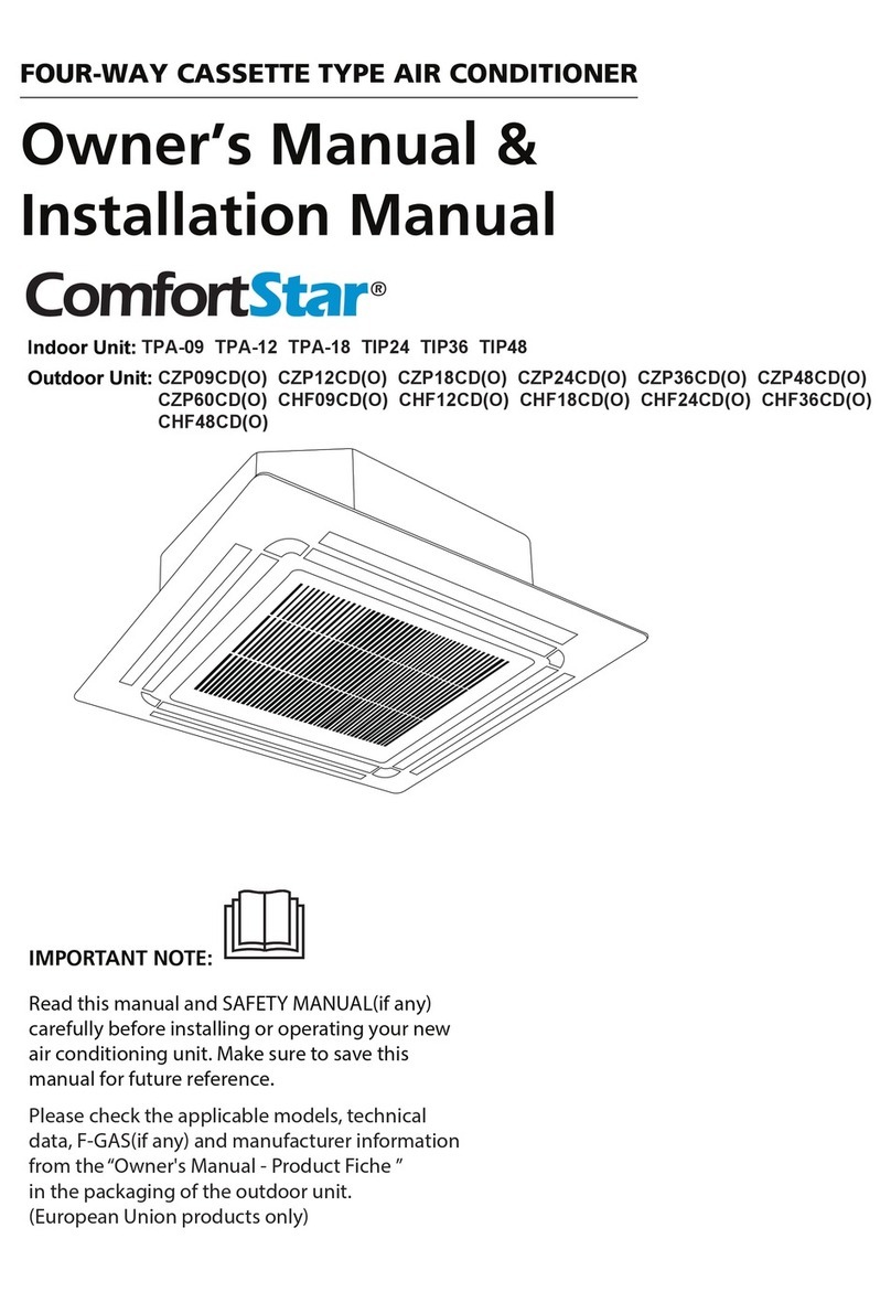 Comfort Star TPA-12 Repair manual