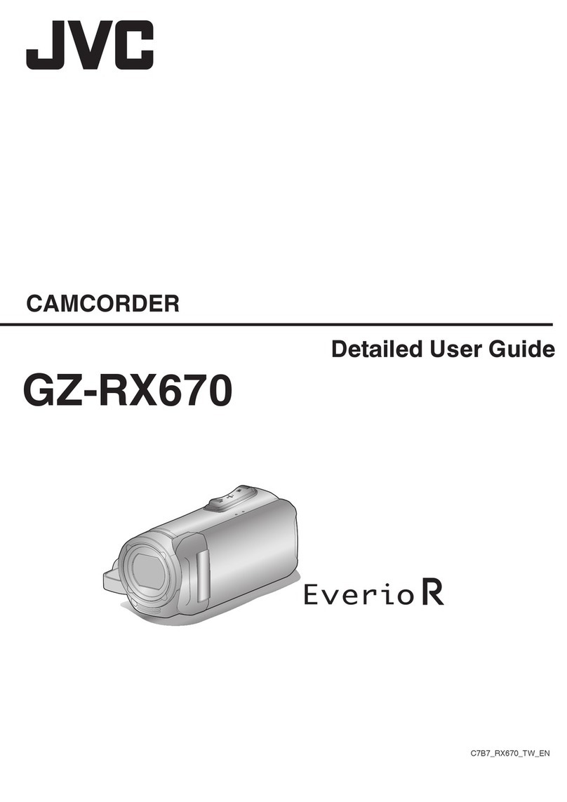 JVC Everio R GZ-RX670 Operating and maintenance manual