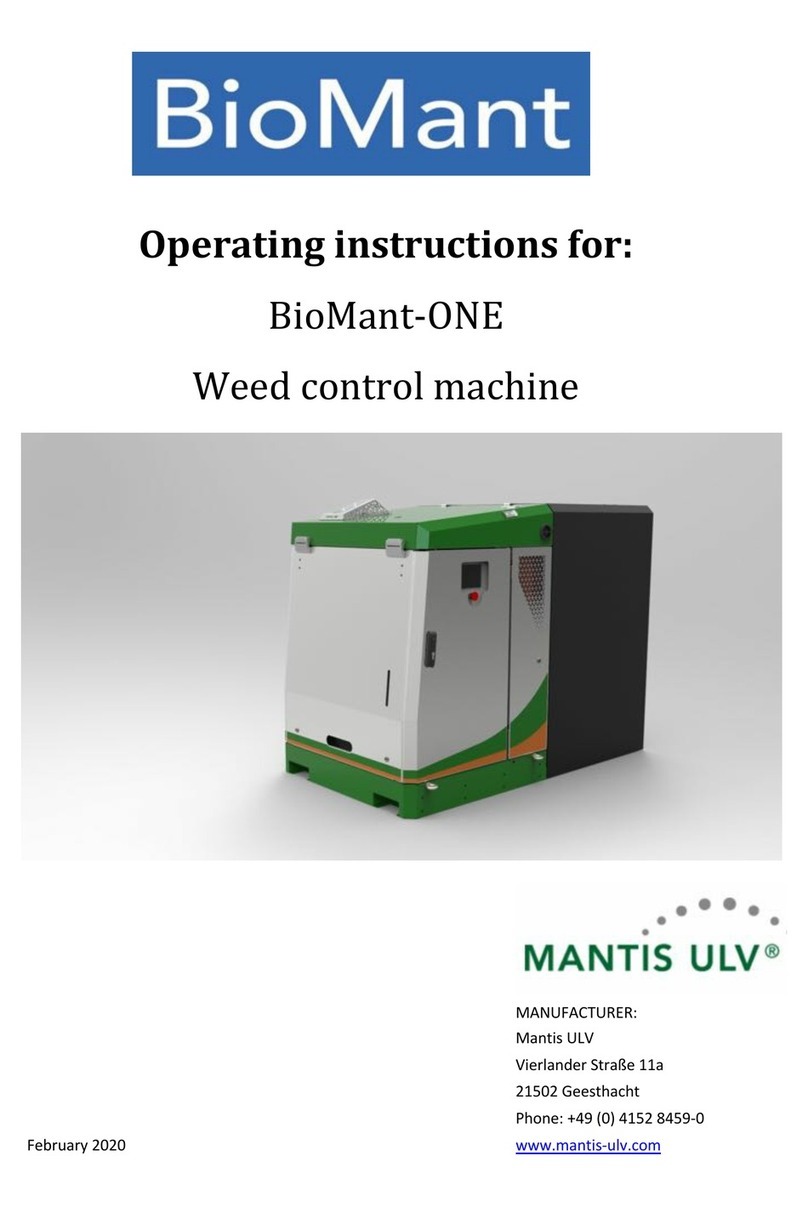Mantis ULV BioMant-ONE operating instructions