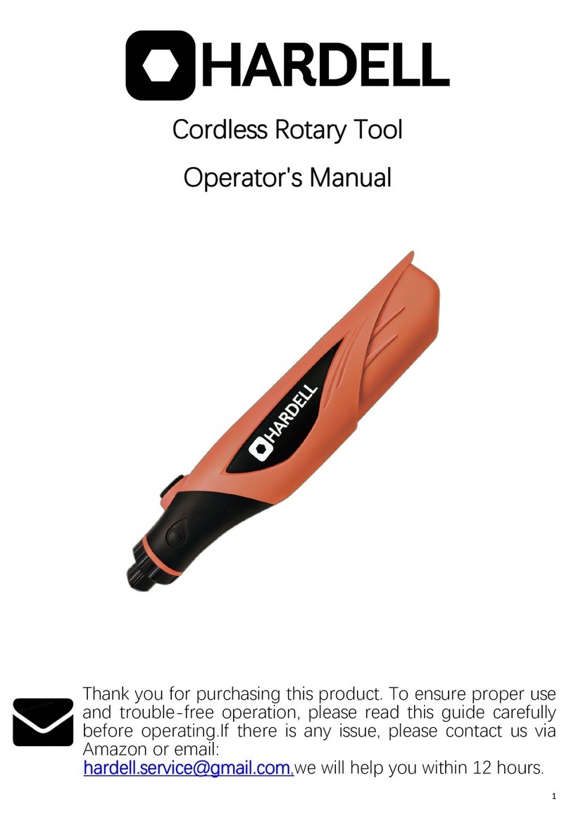 HARDELL HDRT2250 User manual