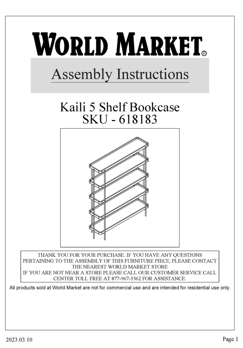 World Market Kaili 618183 Assembly instructions World Market Kaili 618183 Assembly instructions