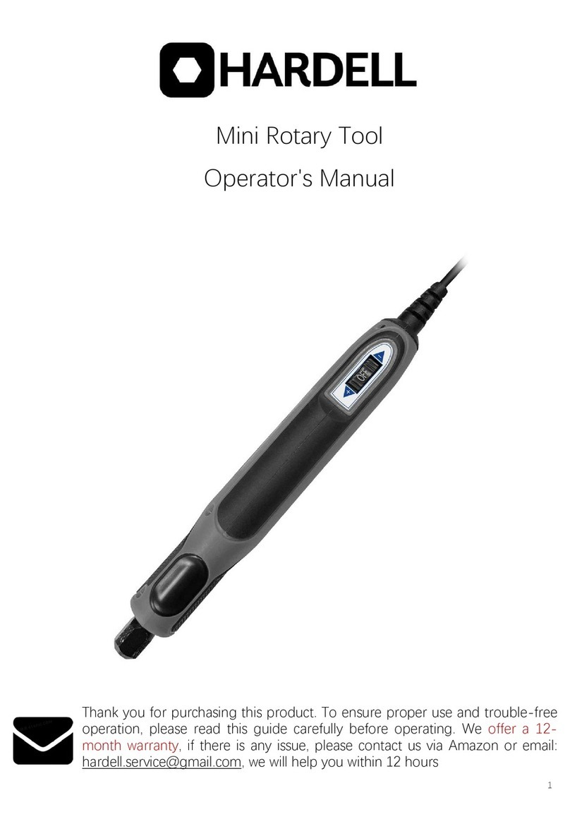 HARDELL HDRT1810 User manual