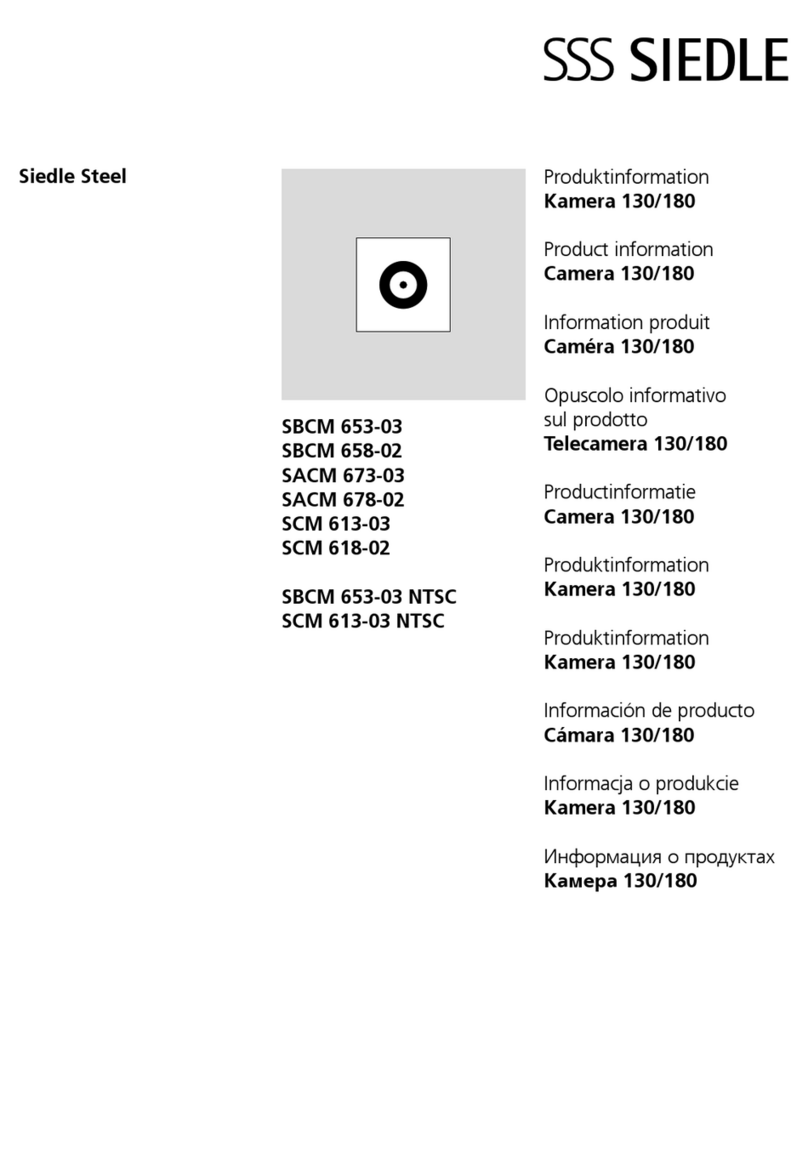 SSS Siedle SBCM 653-03 Product information
