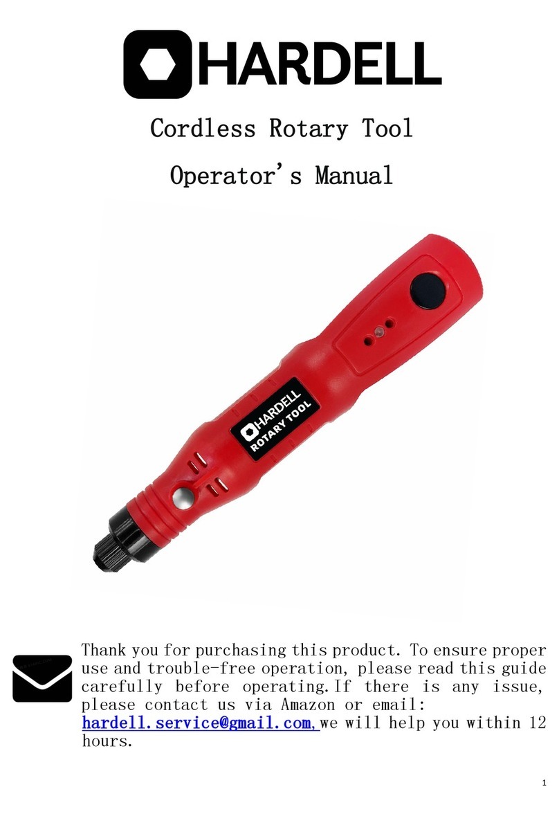 HARDELL HDRT2260 Operator's manual
