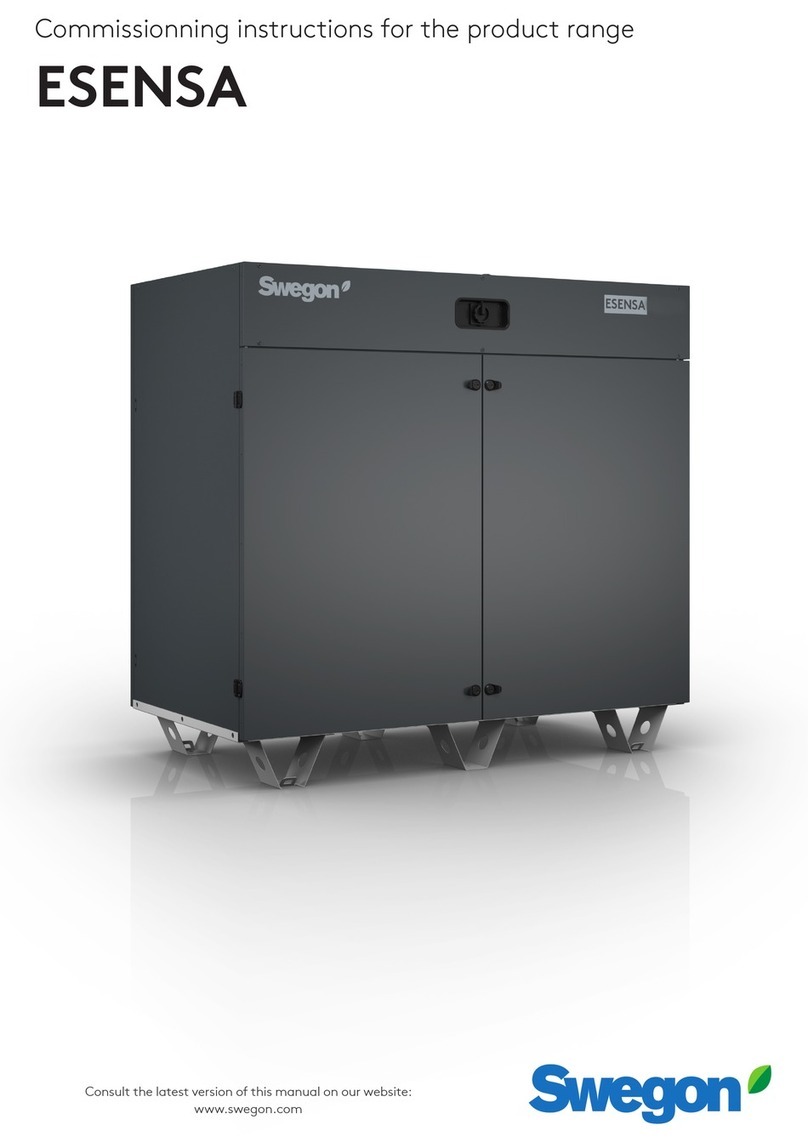 Swegon ESENSA Series manual