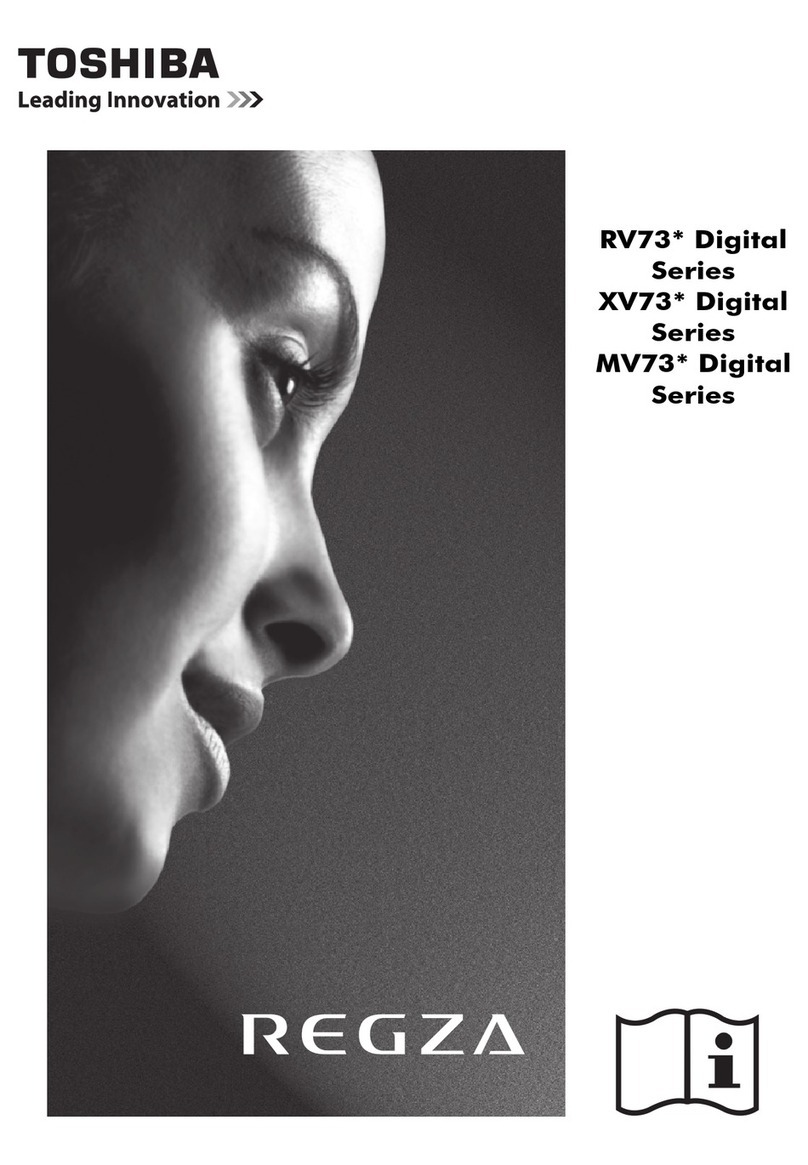 Toshiba REGZA MV73 Digital Series instructions