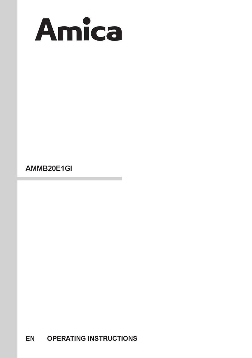 Amica AMMB20E1GI INTEGRA operating instructions