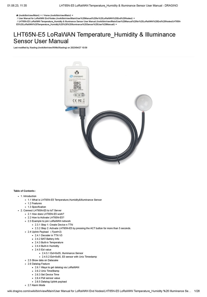 Dragino LHT65N-E5 user manual