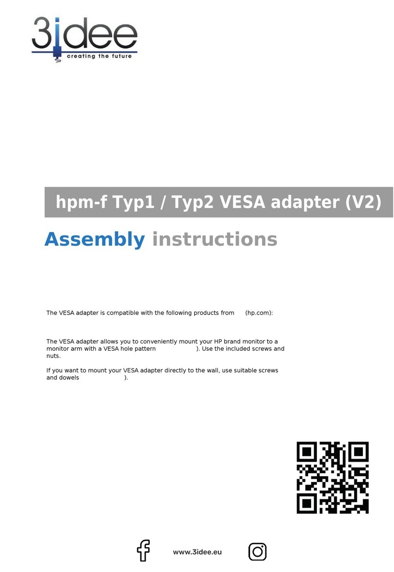 3idee hpm-f Typ1 Assembly instructions