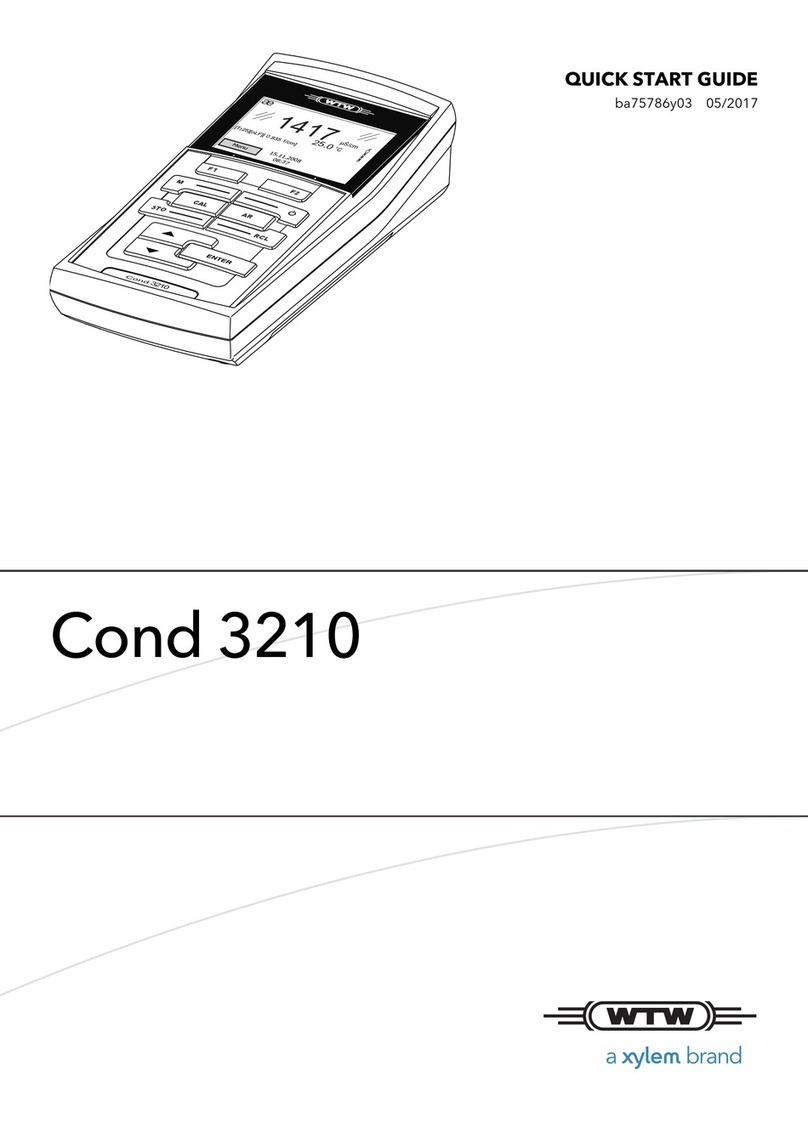 Xylem WTW Cond 3210 User manual