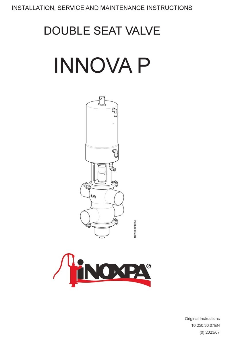INOXPA INNOVA P Installation, service and maintenance instructions INOXPA INNOVA P Installation, service and maintenance instructions