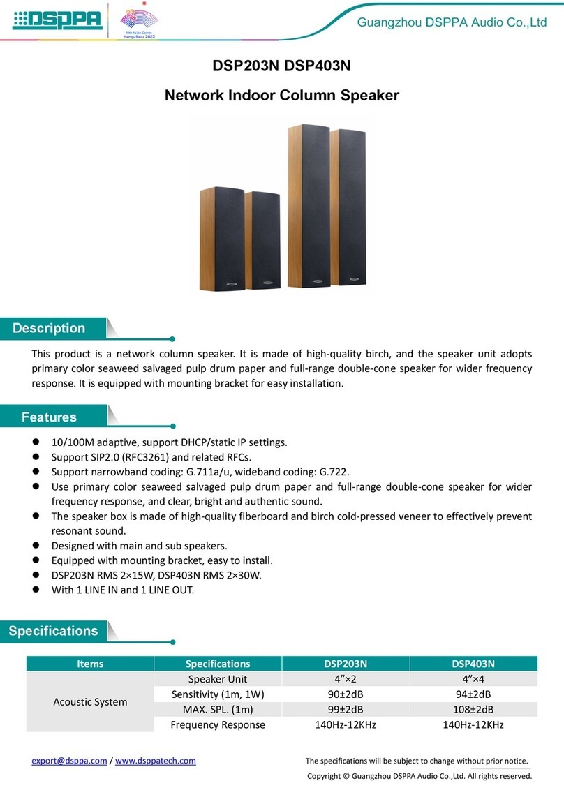 DSPPA DSP203N quick start guide
