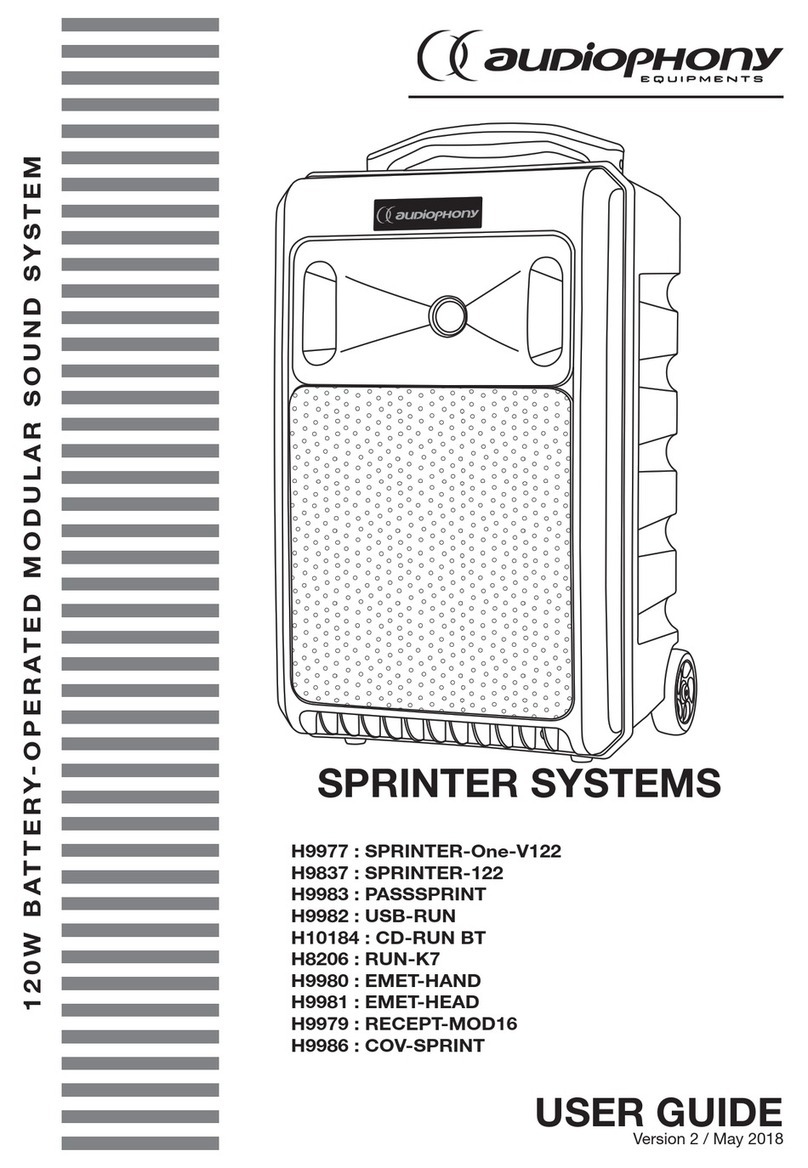 audiophony CD-RUN BT user guide