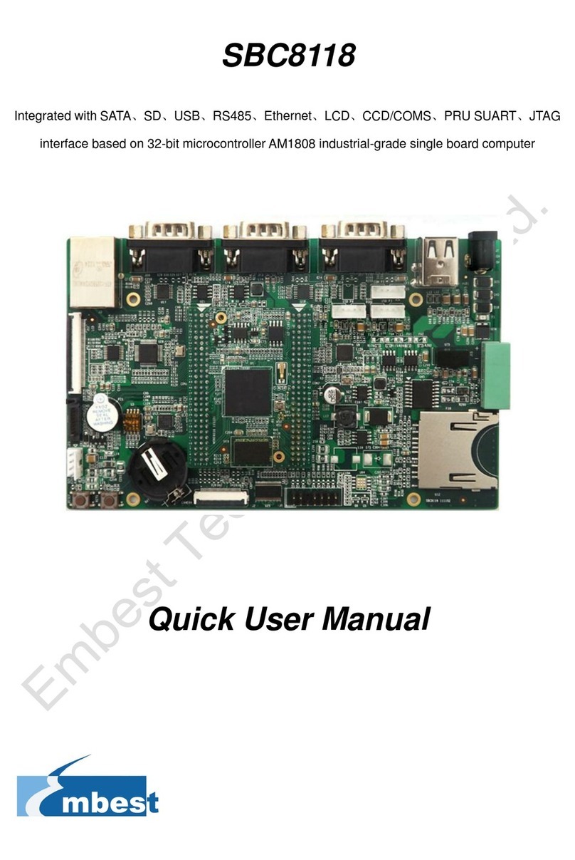 Embest SBC8118 Quick user manual