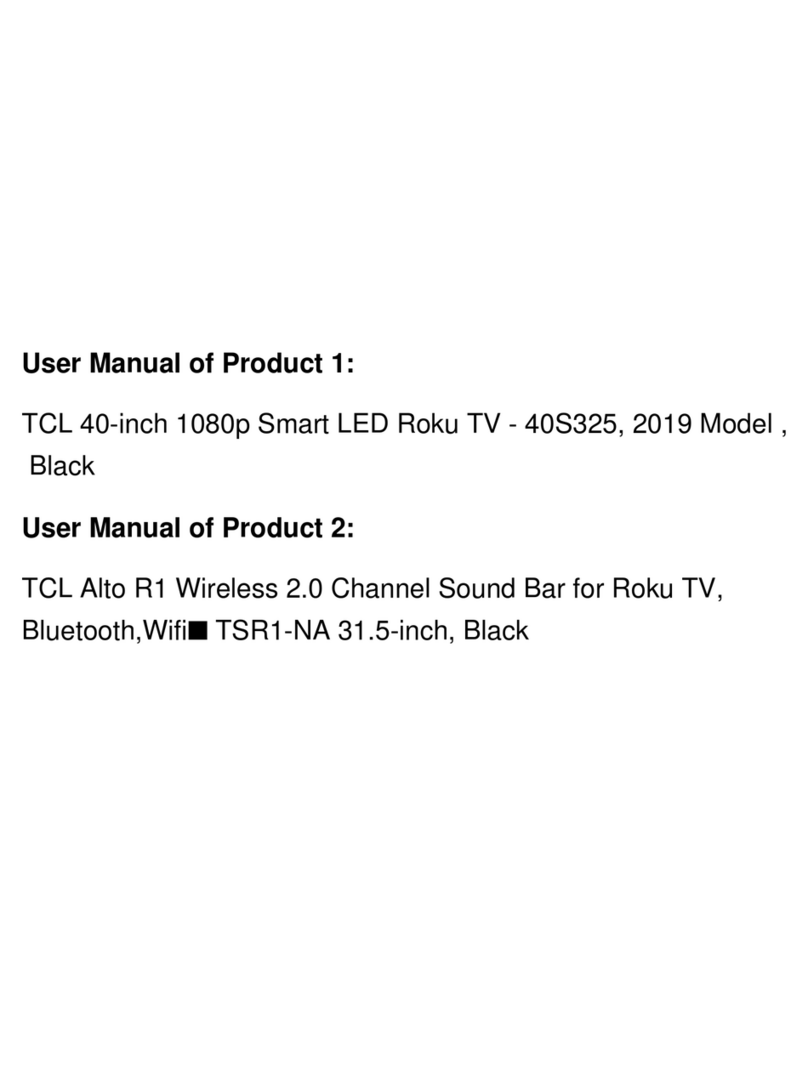 TCL 40S325 User manual