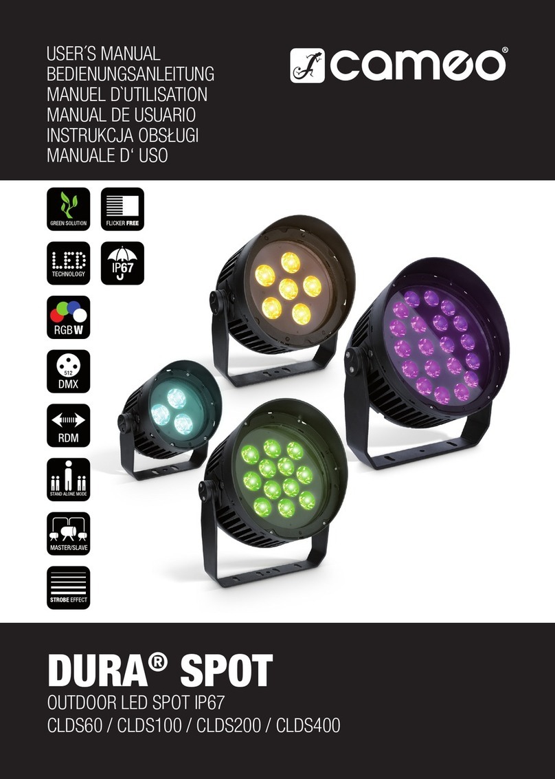 Cameo Light DURA SPOT CLDS60 user manual