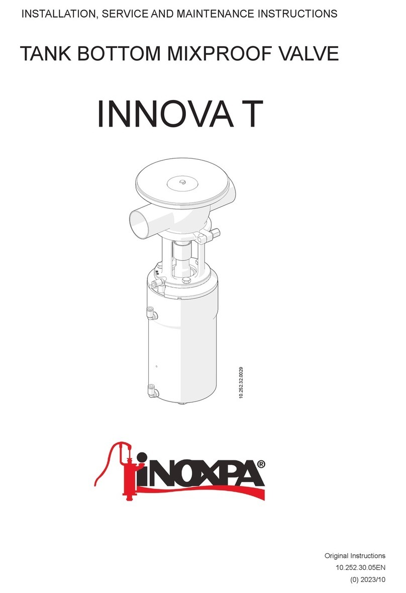 INOXPA INNOVA T Manual