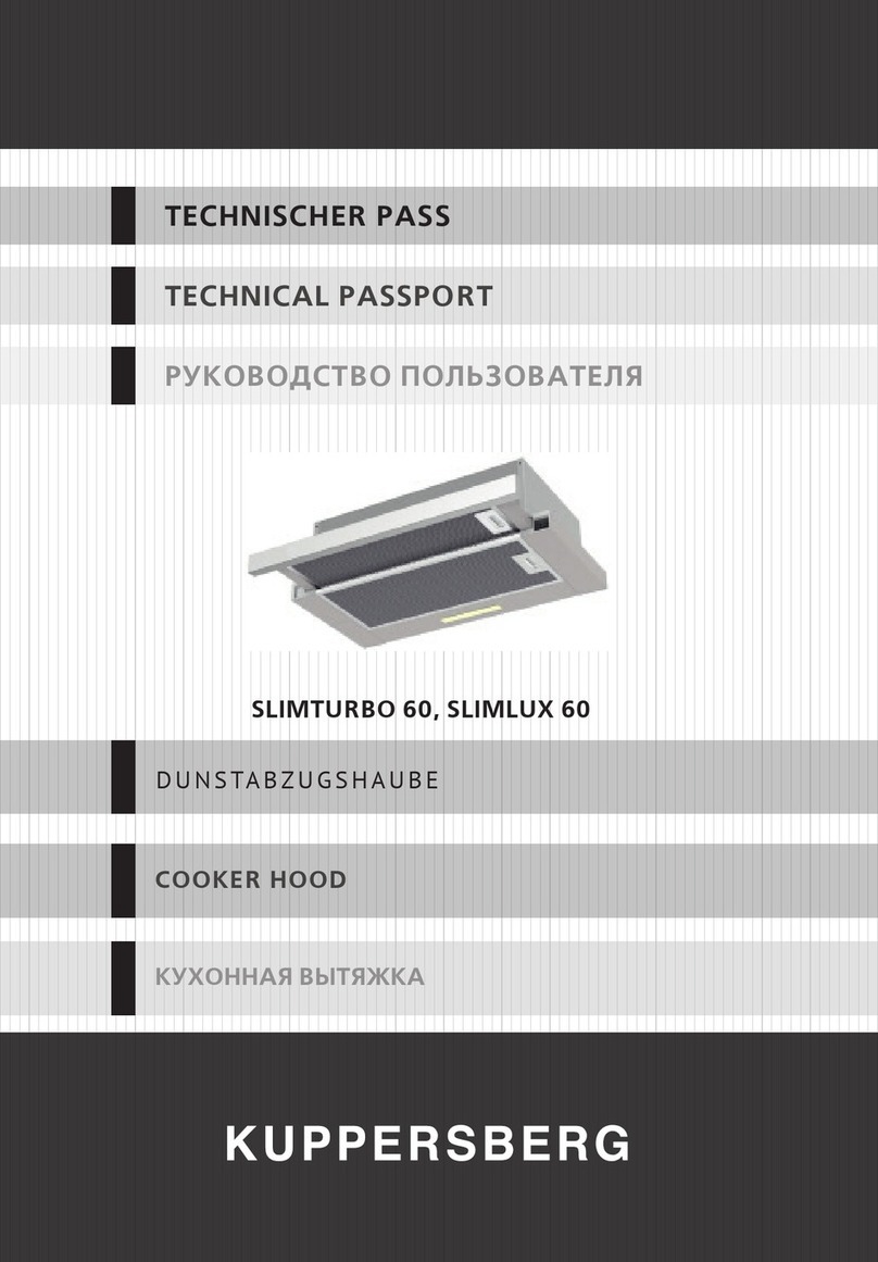 Kuppersberg SLIMTURBO 60 Technical Passport Kuppersberg SLIMTURBO 60 Technical Passport