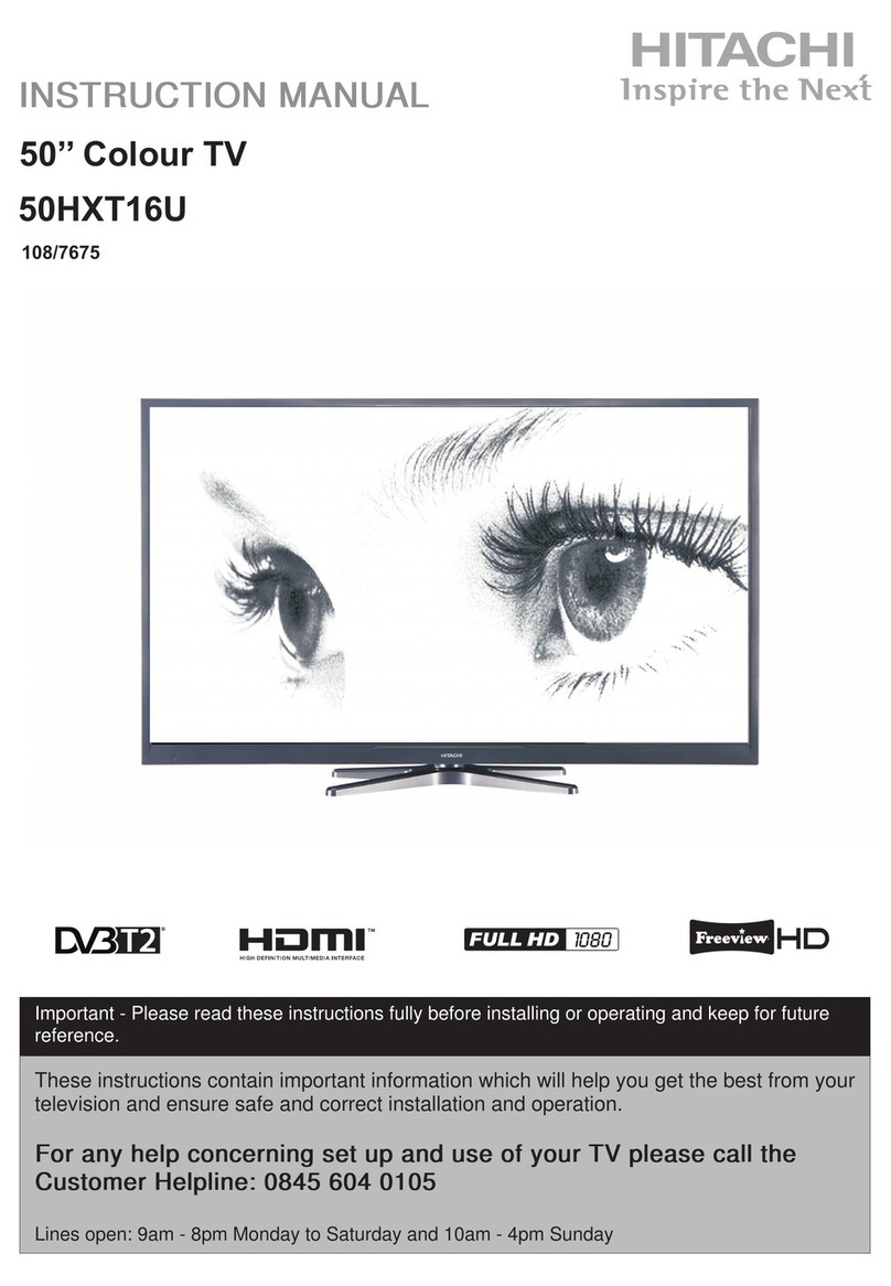 Hitachi 50HXT16U User manual Hitachi 50HXT16U User manual