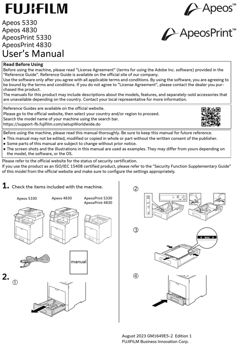 FujiFilm Apeos 5330 User manual