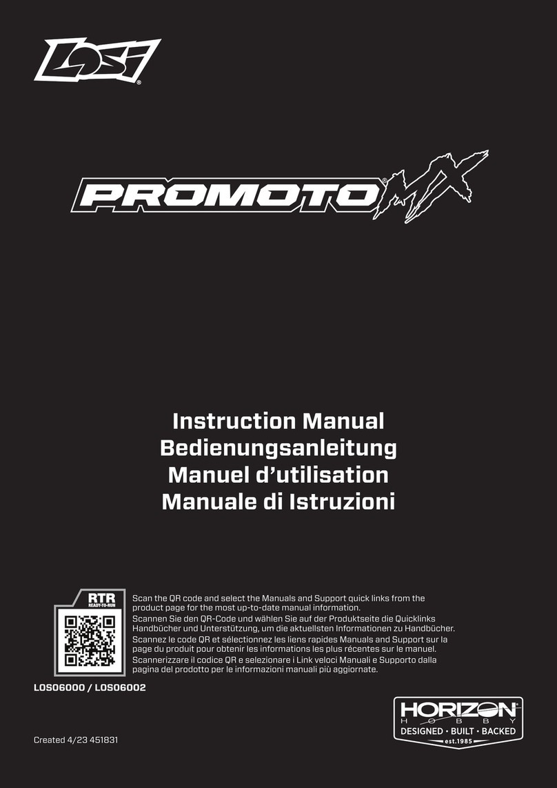 Horizon Hobby Losi Promoto-MX LOS06000 User manual