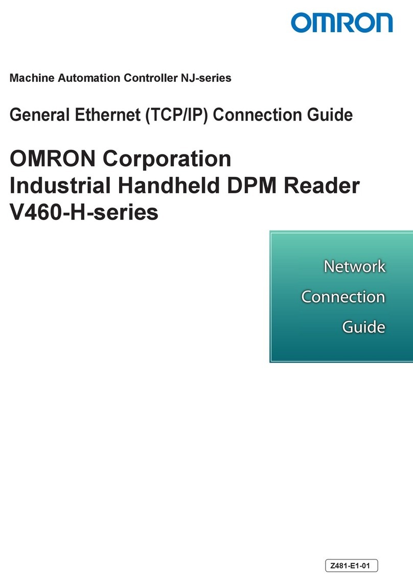 Omron V460-H Instruction Manual