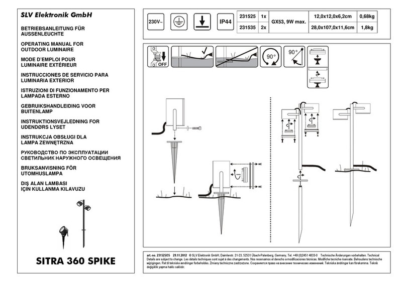 SLV Elektronik SITRA 360 SPIKE User manual