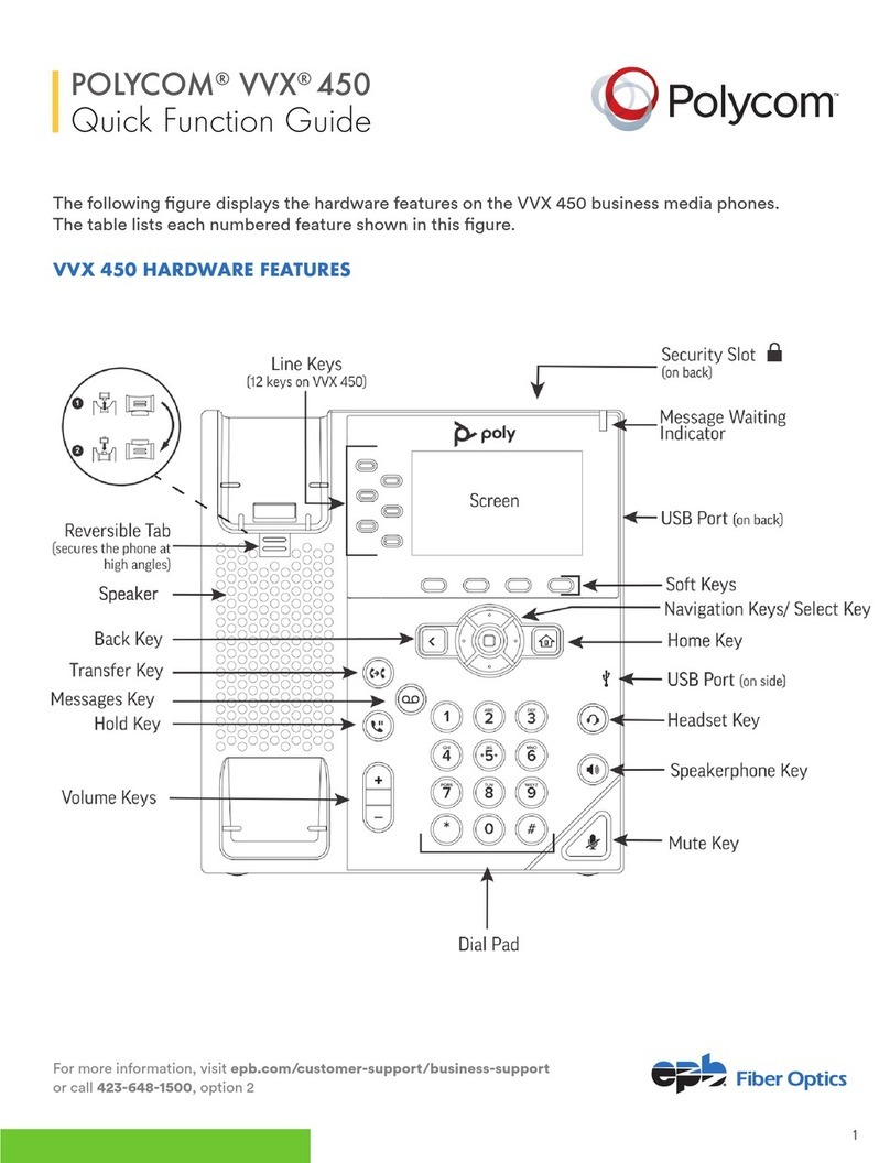 Polycom VVX 450 Instruction and safety manual