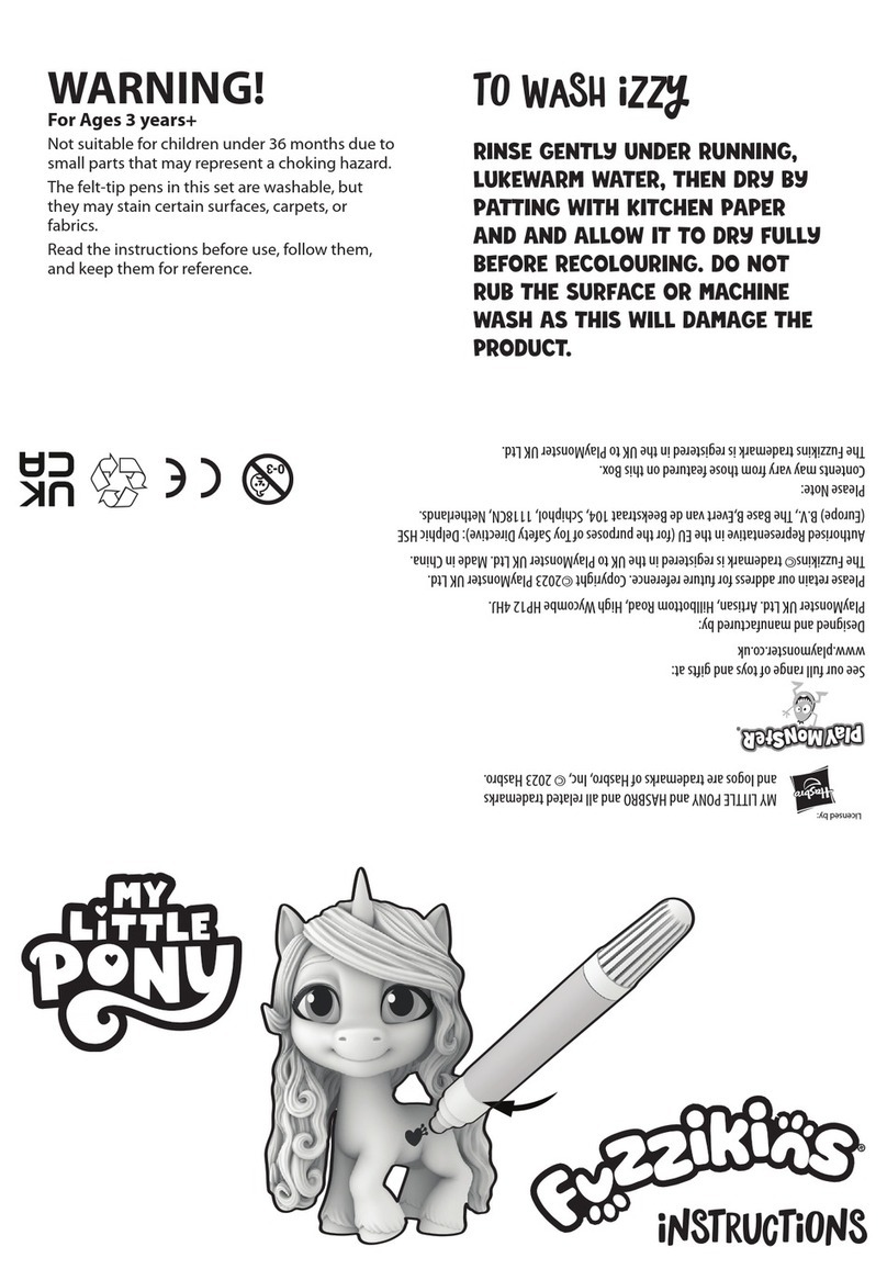 Hasbro MY LITTLE PONY Fuzzikins User manual