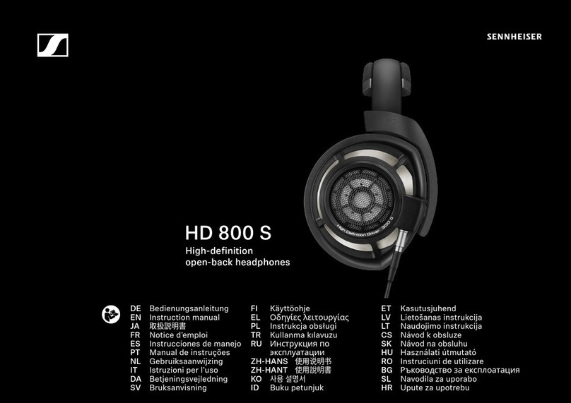 Sennheiser HD 800 S User manual
