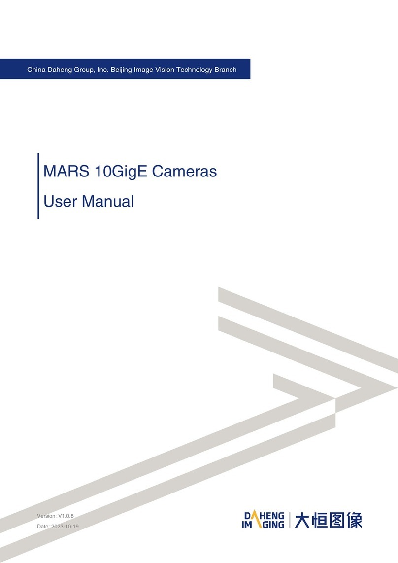 Daheng Imaging MARS 10GigE Series user manual Daheng Imaging MARS 10GigE Series user manual