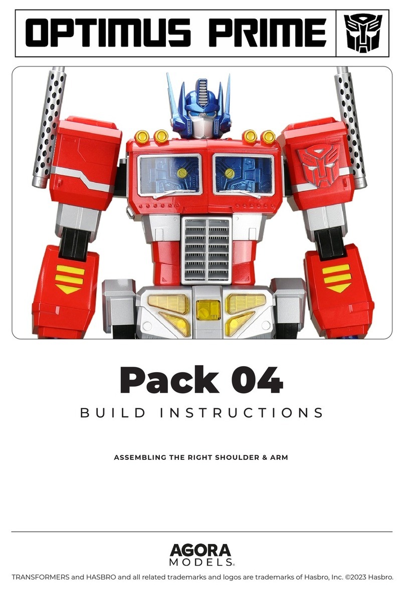 Agora Models OPTIMUS PRIME Pack 04 Manual