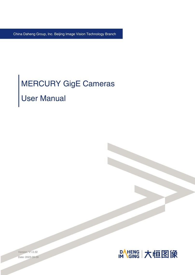 Daheng Imaging MERCURY GigE Series User manual