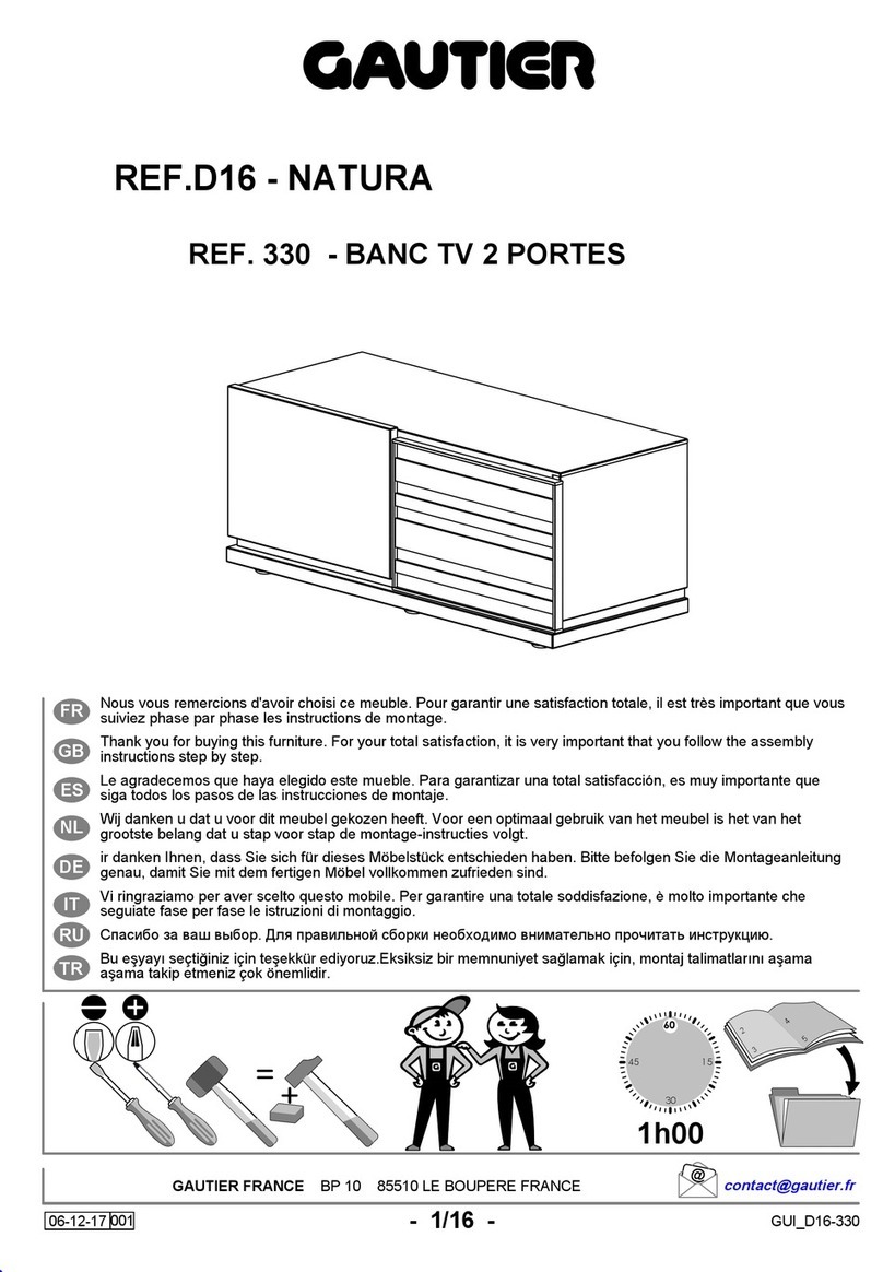 Gautier NATURA D16 manual