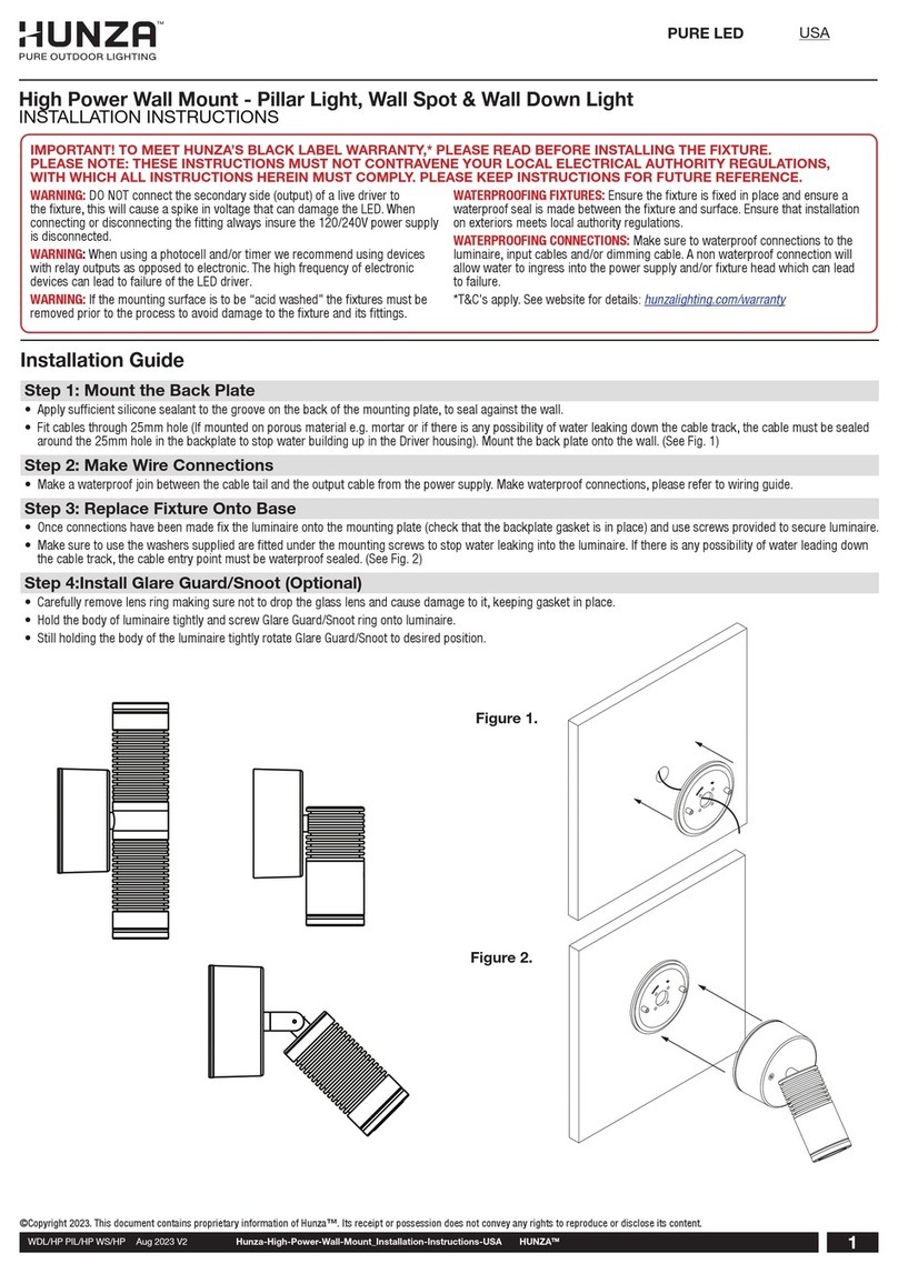 Hunza WDL/HP User manual
