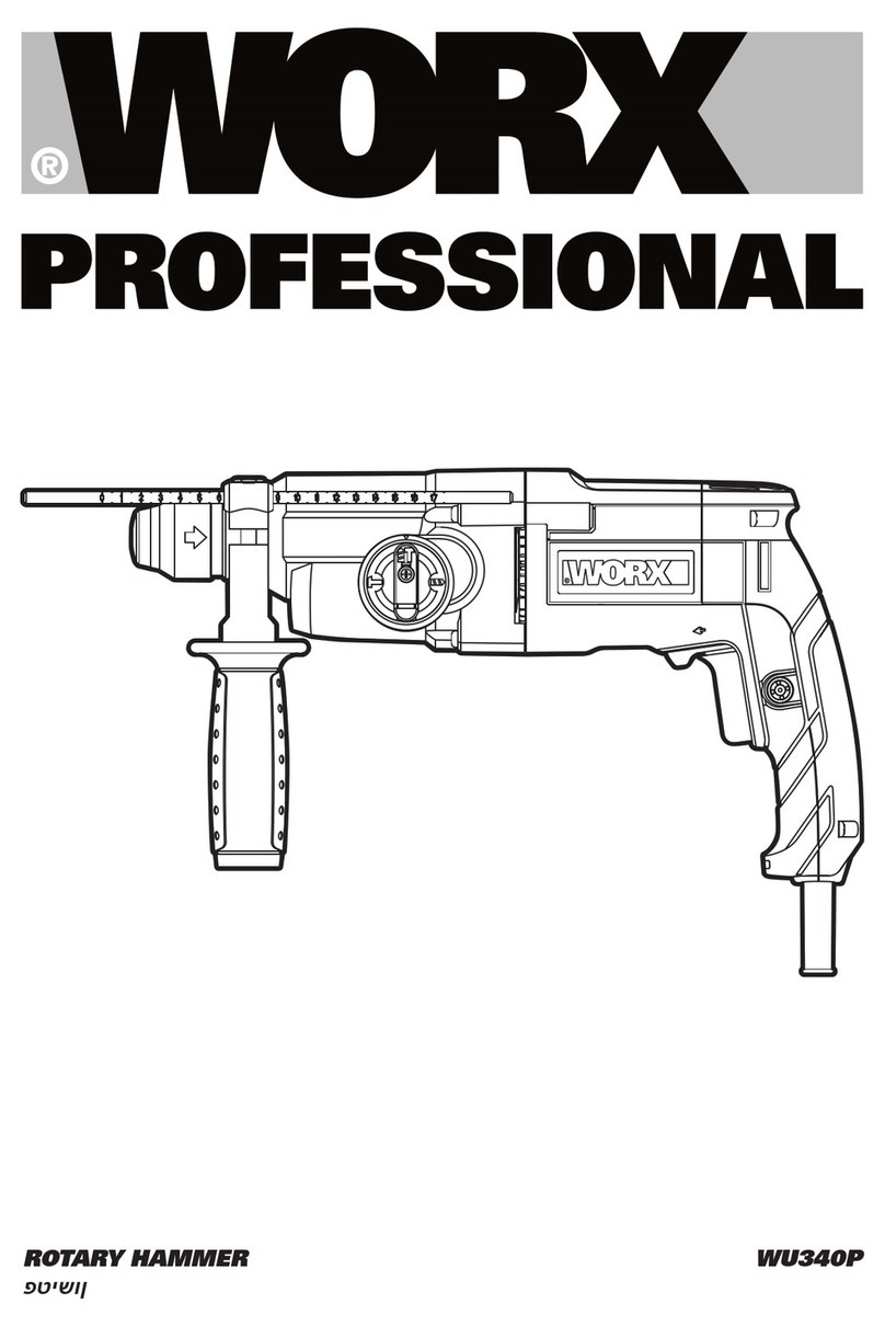 Worx Professional WU340P manual