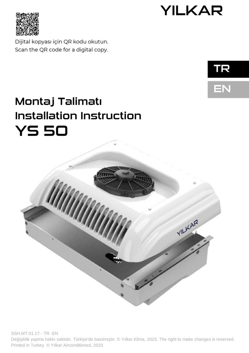 YILKAR YS 50 Installation instruction