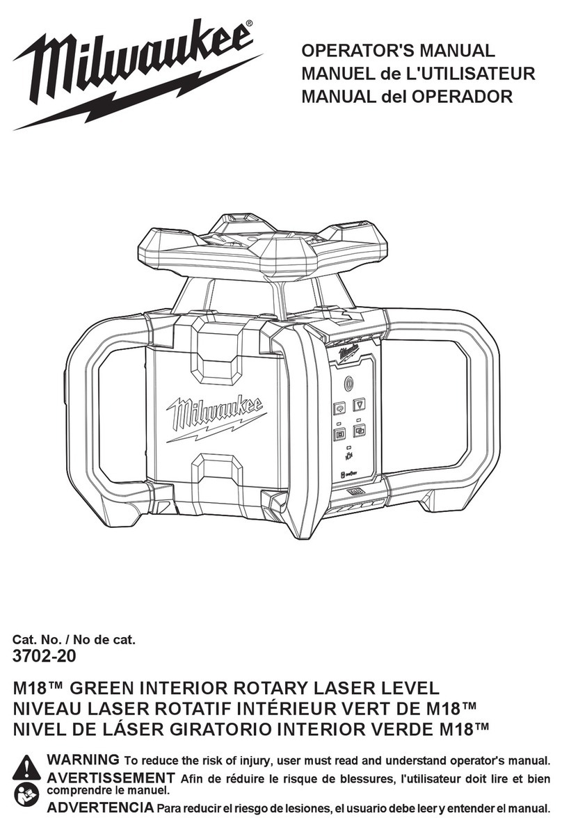 Milwaukee M18 3702-20 User manual
